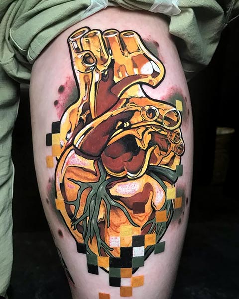 tattoo lounge helsinki studio neotraditional resident artist aliki aliki_ttt chrome heart